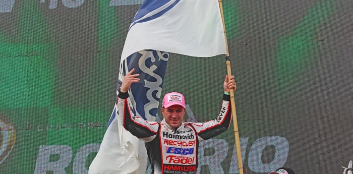 Werner avanzó y subió al podio en Rosario: "Me puse la capa y di todo en la pista"