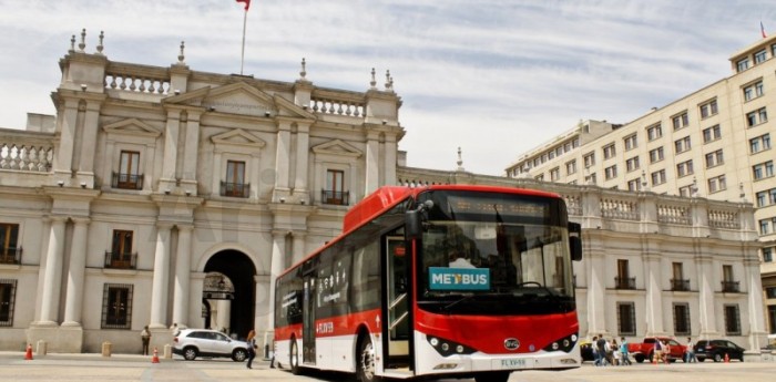 En Chile ya circulan los autobuses eléctricos