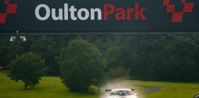 Dorian Mansilla entrenó bajo la lluvia en Oulton Park