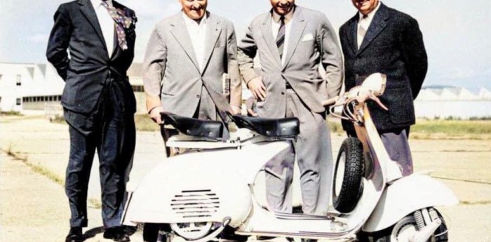 Vespa GS, la moto preferida por Juan Manuel Fangio