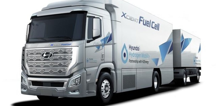 Hyundai prepara un camión con combustible de hidrógeno