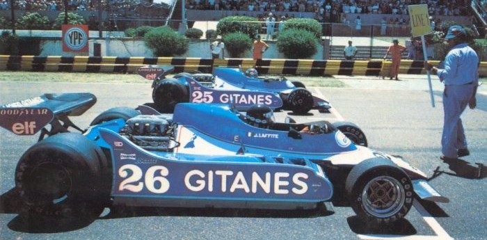Ligier JS 11, un Lotus pintado de azul
