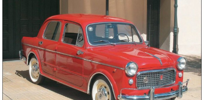 "Millecento" el primer Fiat fabricado en Argentina