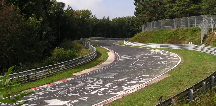Silva en el emblemático Nürburgring