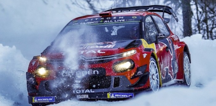 Ogier probó el Citroën C3 WRC en la nieve para Suecia