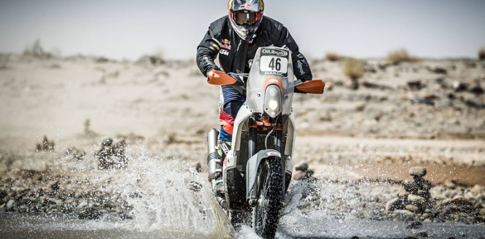 Otra baja en motos para el Dakar