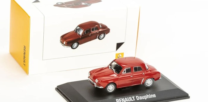 Renault puso a la venta modelos de autos históricos en escala